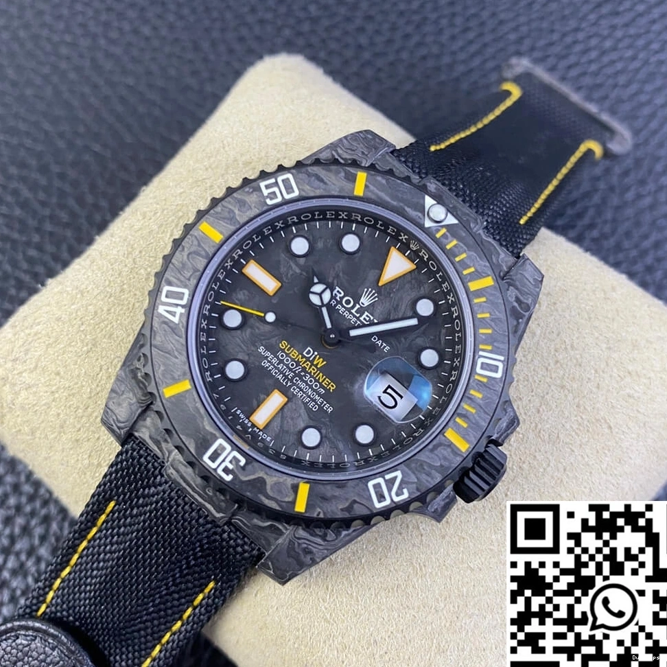 Black Bezel Fiber Carbon DIW Submariner Rolex VS Factory 0423